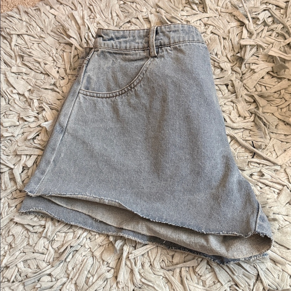Light Blue Denim Women's Shorts - Picture 6 of 6